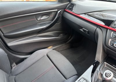 2015 BMW 320D Sport in black with alloy wheels, photographed at SJ Bennington Car Sales Norwich.