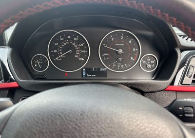 2015 BMW 320D Sport in black with alloy wheels, photographed at SJ Bennington Car Sales Norwich.